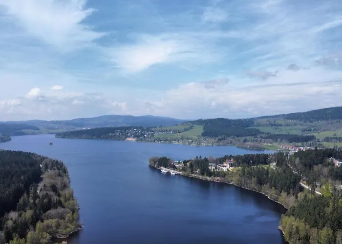 S Terasou A Vyhledem Na Jezero Lipno דירה Kovarov (Cesky Krumlov)
